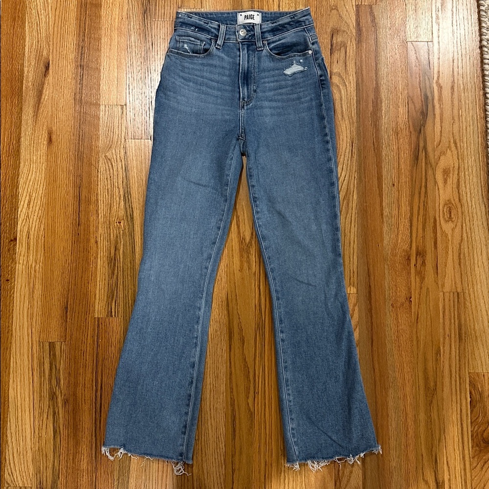 PAIGE Classic Blue Flare Jeans